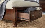 ATLAS Dark Brown Storage Bedroom Set