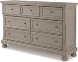 Belton Gray 65" Wide Dresser