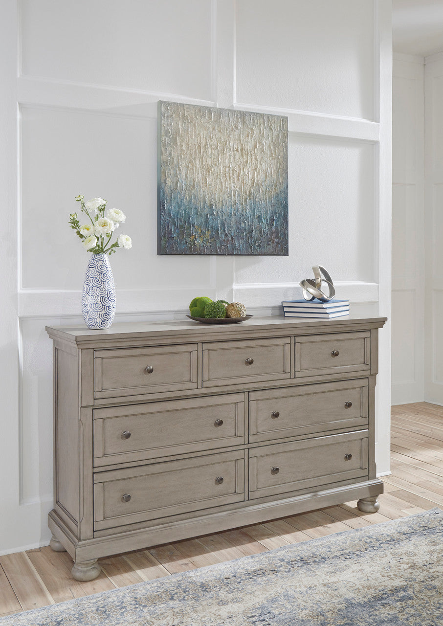 Belton Gray 65" Wide Dresser