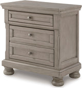 Belton Gray 29" Wide Night Stand