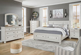 BELTON White Storage Bedroom Set