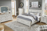 BELTON White Storage Bedroom Set