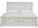 BELTON White Storage Bedroom Set