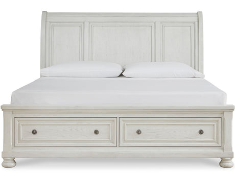 BELTON White Storage Bedroom Set