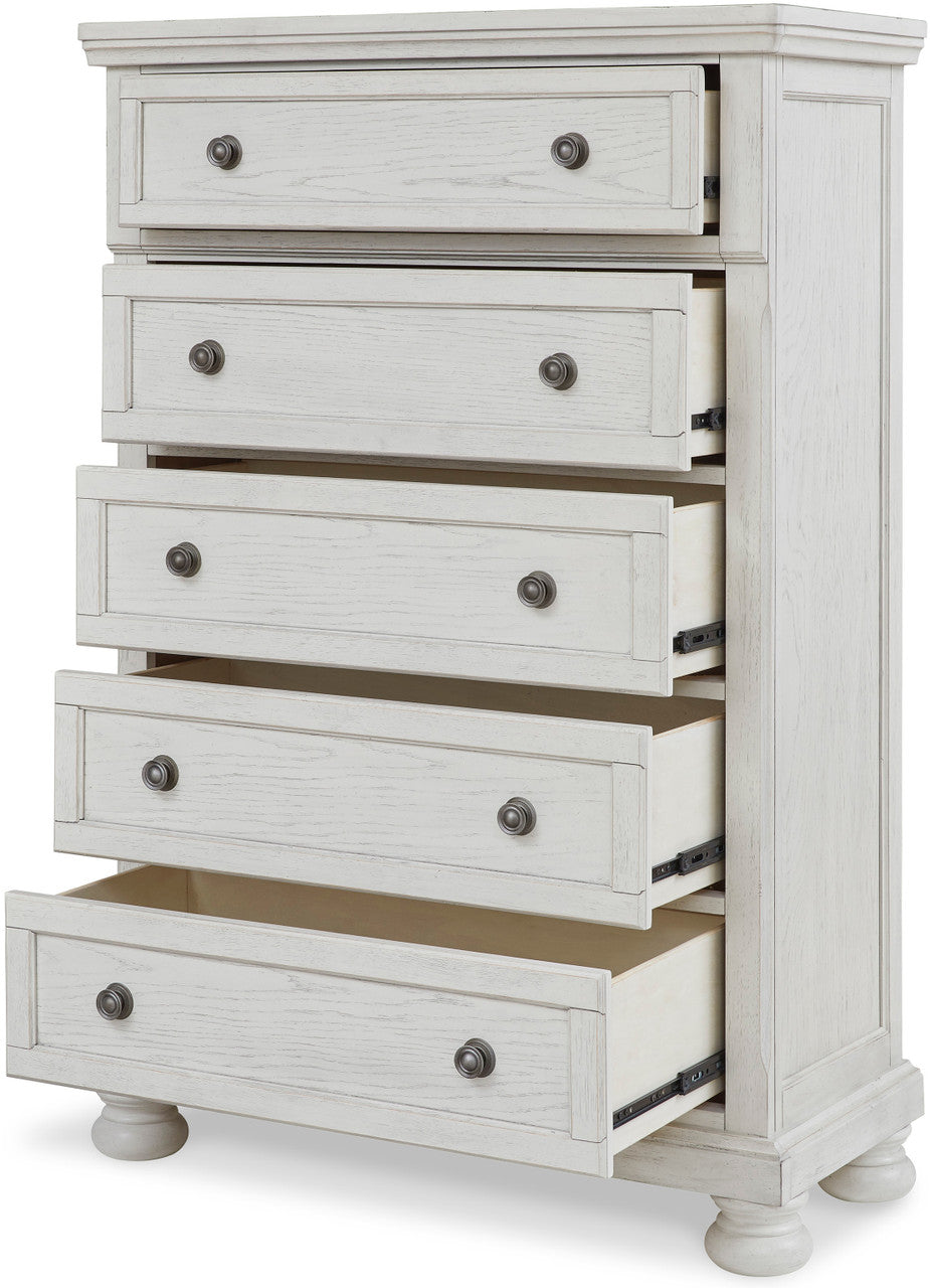 BELTON White Storage Bedroom Set