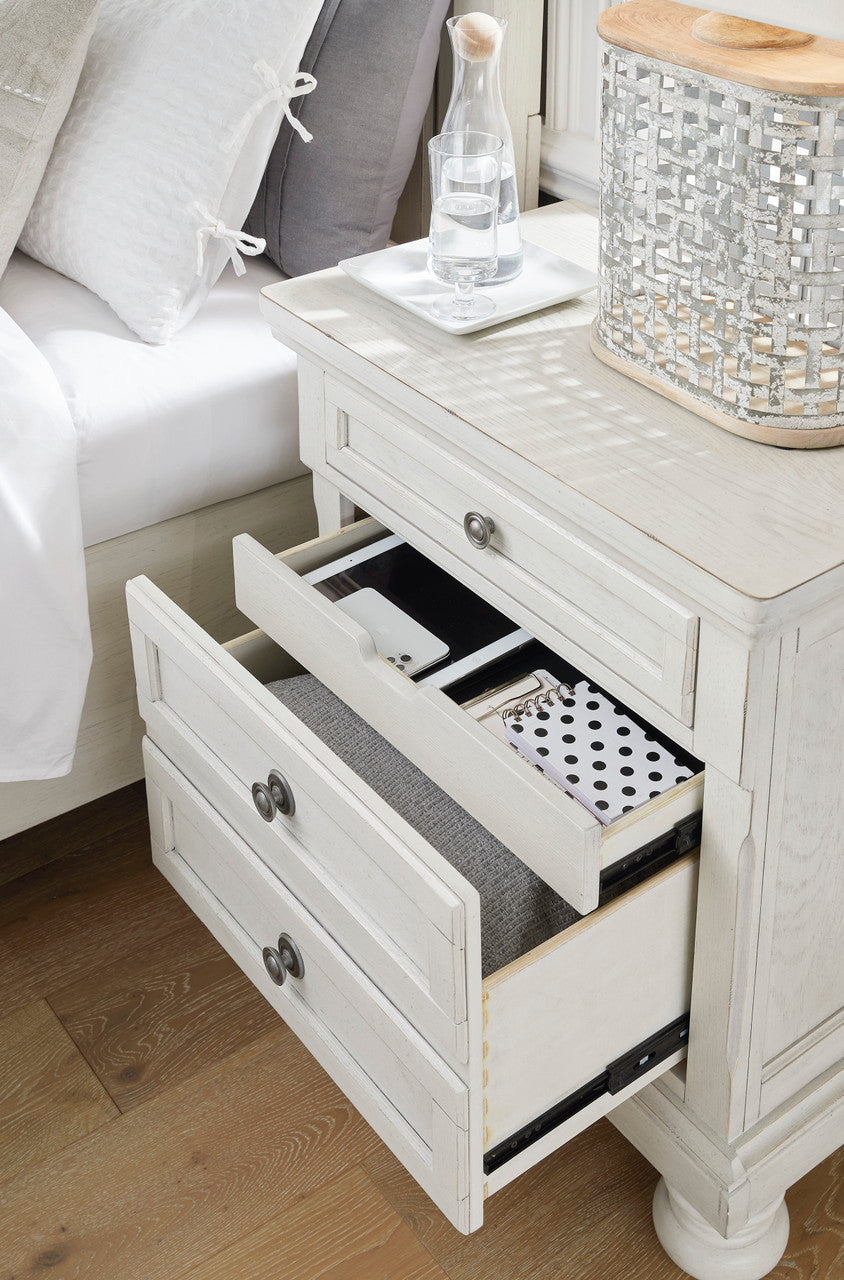 Belton White 29" Wide Night Stand