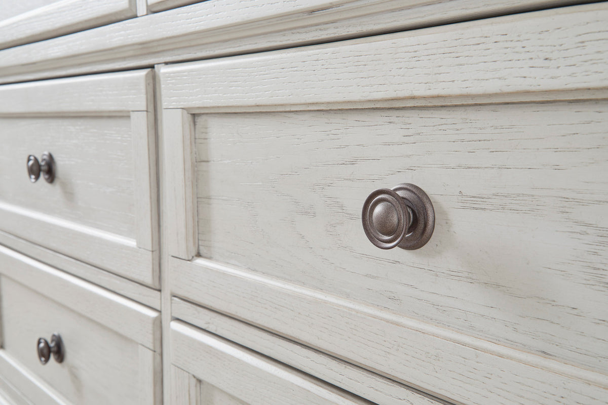 Belton White 65" Wide Dresser & Mirror
