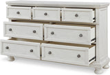 Belton White 65" Wide Dresser