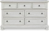 Belton White 65" Wide Dresser