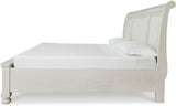 Belton White Storage Sleigh Bed