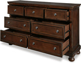 ATLAS Dark Brown 65" Wide x 40" Height Dresser