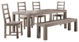 BENNETT 9 Piece Dining Set -All Chairs (No Bench)
