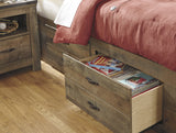 BENNI Bookcase Storage Bed