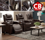 BENTLEY 3 Piece Power Theater Seats