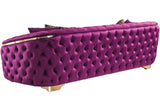 BETHANY Purple Velvet Sofa & Loveseat