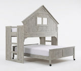 BIDDY Twin over Full 82" Wide x 84" Height Loft Bed