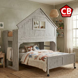 BIDDY Twin over Full 82" Wide x 84" Height Loft Bed