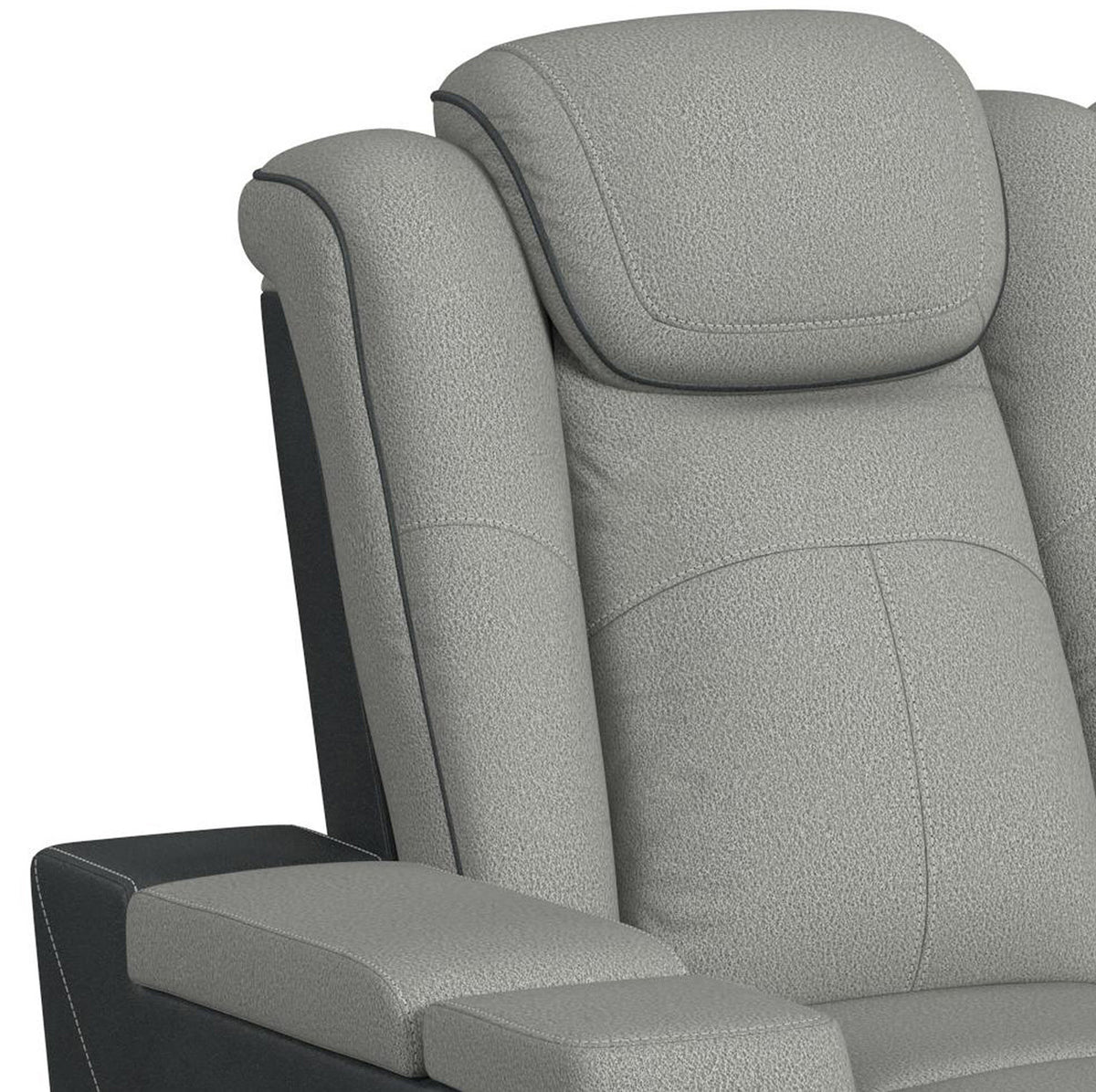BIGBEND Gray 88"Wide  Power Reclining Sofa