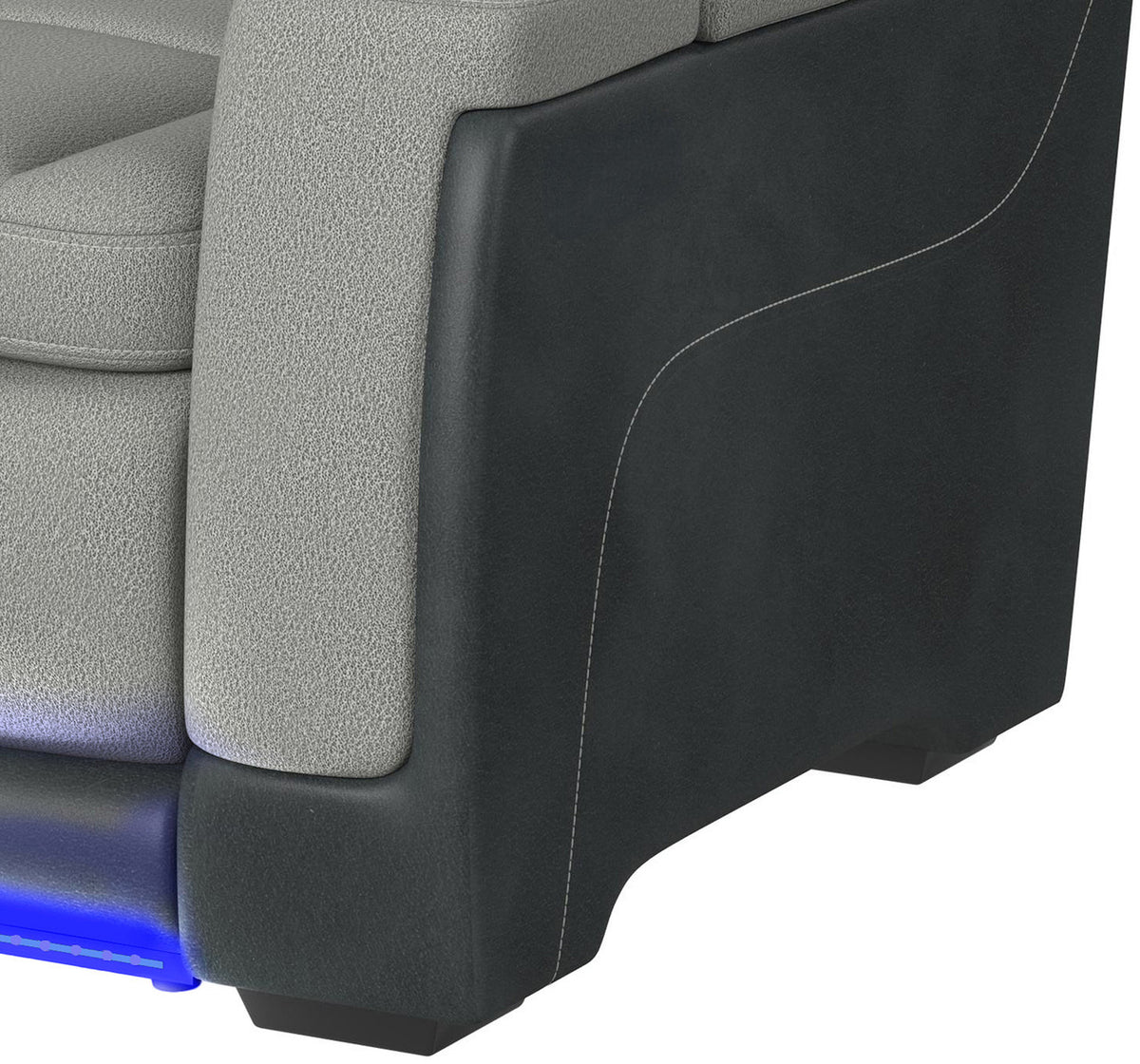 BIGBEND Gray 88"Wide  Power Reclining Sofa
