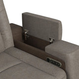 BIGBEND Brown Power Reclining Sofa & Loveseat