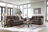BLADEN Dark Brown Microsuede 87" Wide x 38" Height Sofa