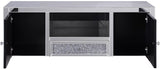 BLITZEN Mirrored 59" Wide TV Stand with LED Lights