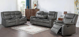 BOLDER Gray Reclining Sofa & Loveseat with Wireless Charging