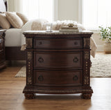 BOWEN Brown Cherry 35" Wide x 33" Height Nightstand