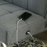 BOWEN Gray Convertible Livingroom Set