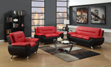 BREITON Red Livingroom Set
