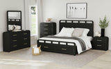 BRIAA Black Storage Platform Bedroom Set