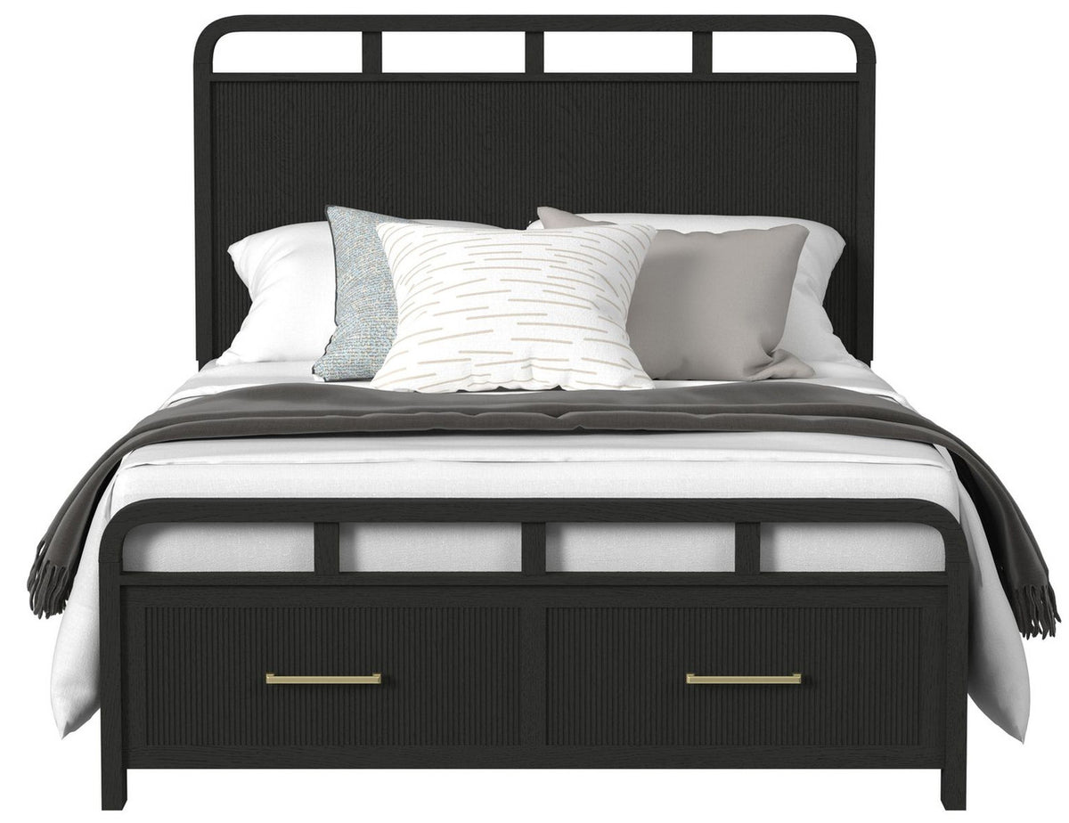BRIAA Black Storage Platform Bedroom Set