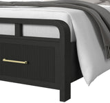 BRIAA Black Storage Platform Bedroom Set