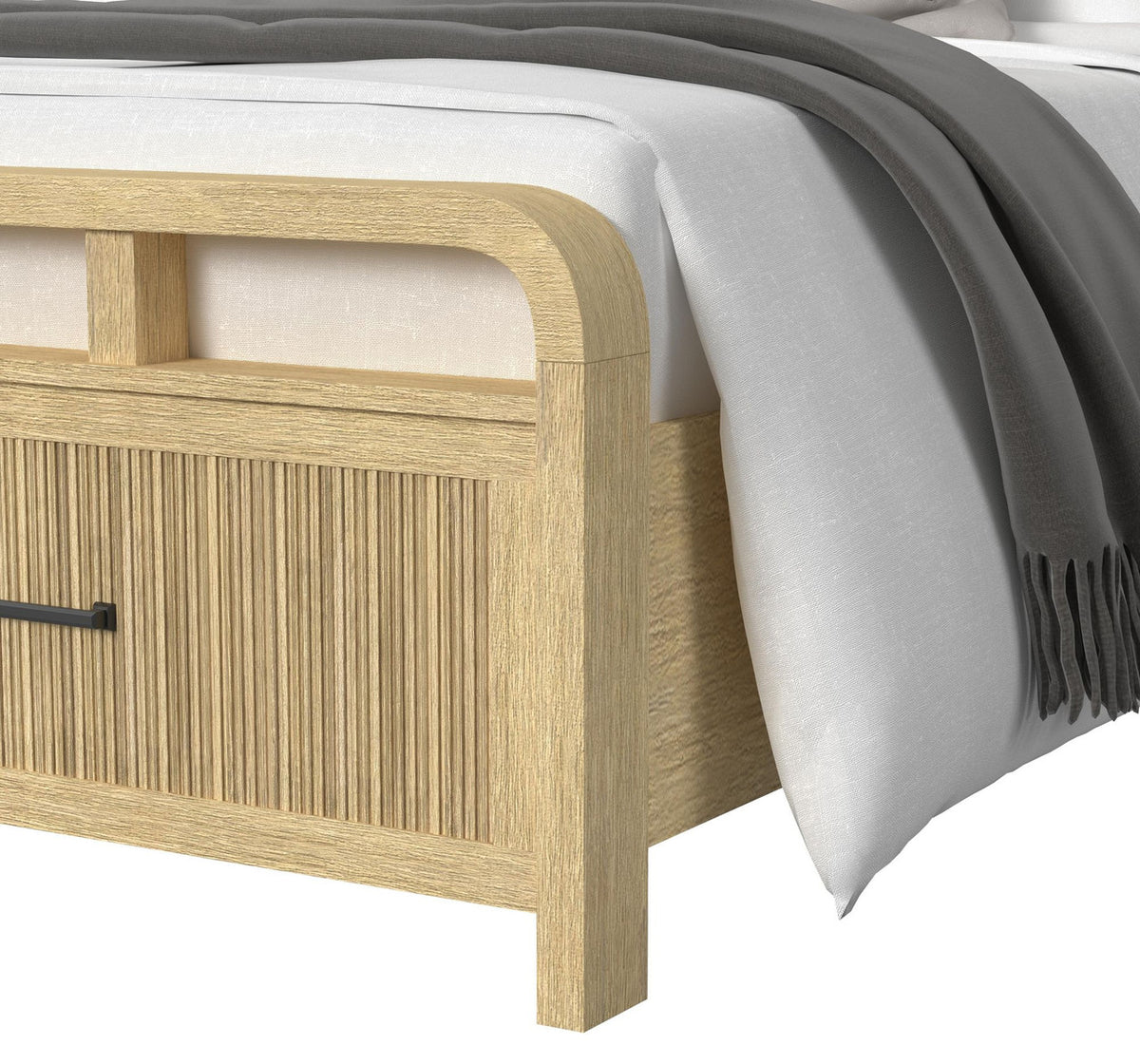 BRIAA Natural Storage Platform Bedroom Set