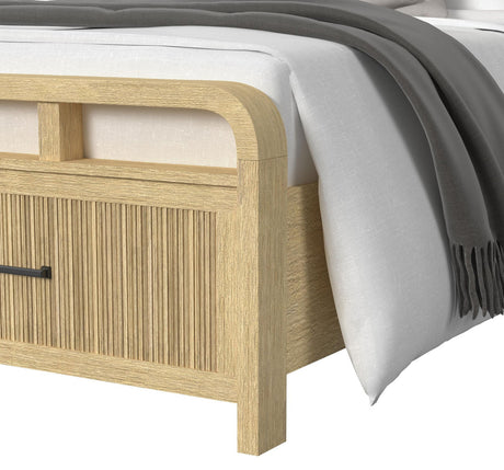 BRIAA Natural Storage Platform Bedroom Set
