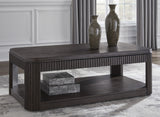 BRINLEY Brown 48" Wide Lift-Top Coffee Table