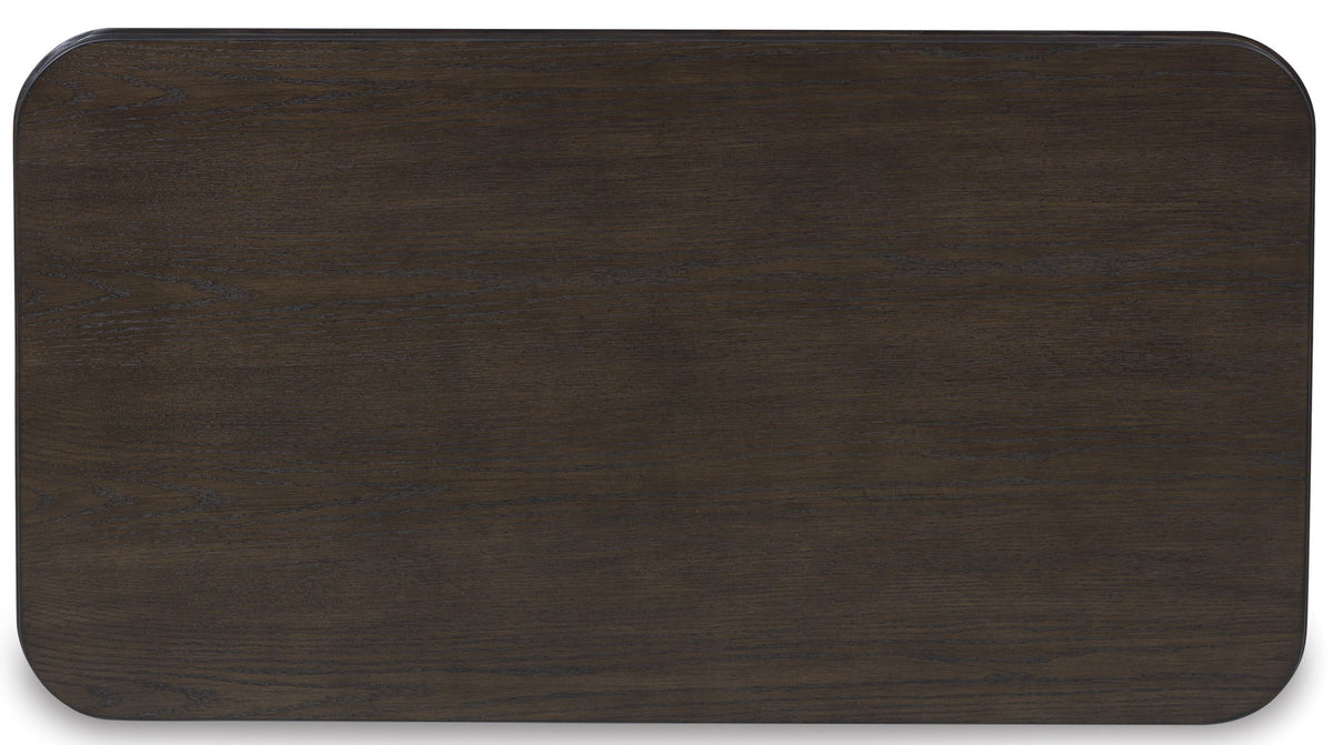 BRINLEY Brown 48" Wide Lift-Top Coffee Table