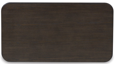BRINLEY Brown 48" Wide Lift-Top Coffee Table