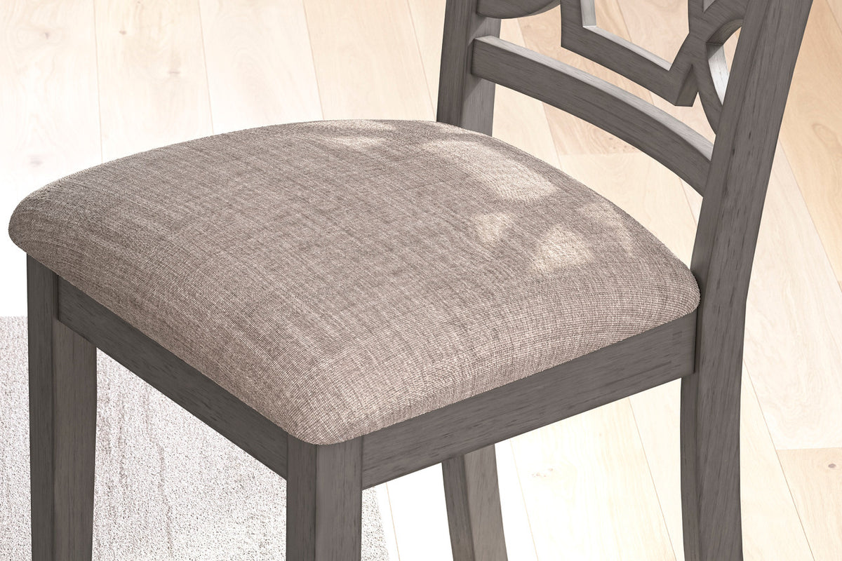 BRIZA Gray 6 Piece Dining Height Set