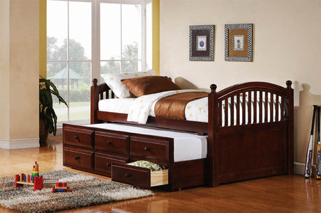 BALDWIN Chestnut Daybed With Trundle