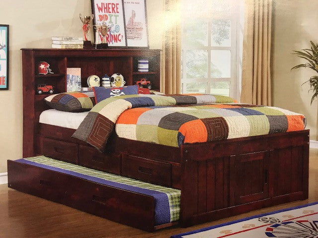 Baycreek Full Bookcase Bed