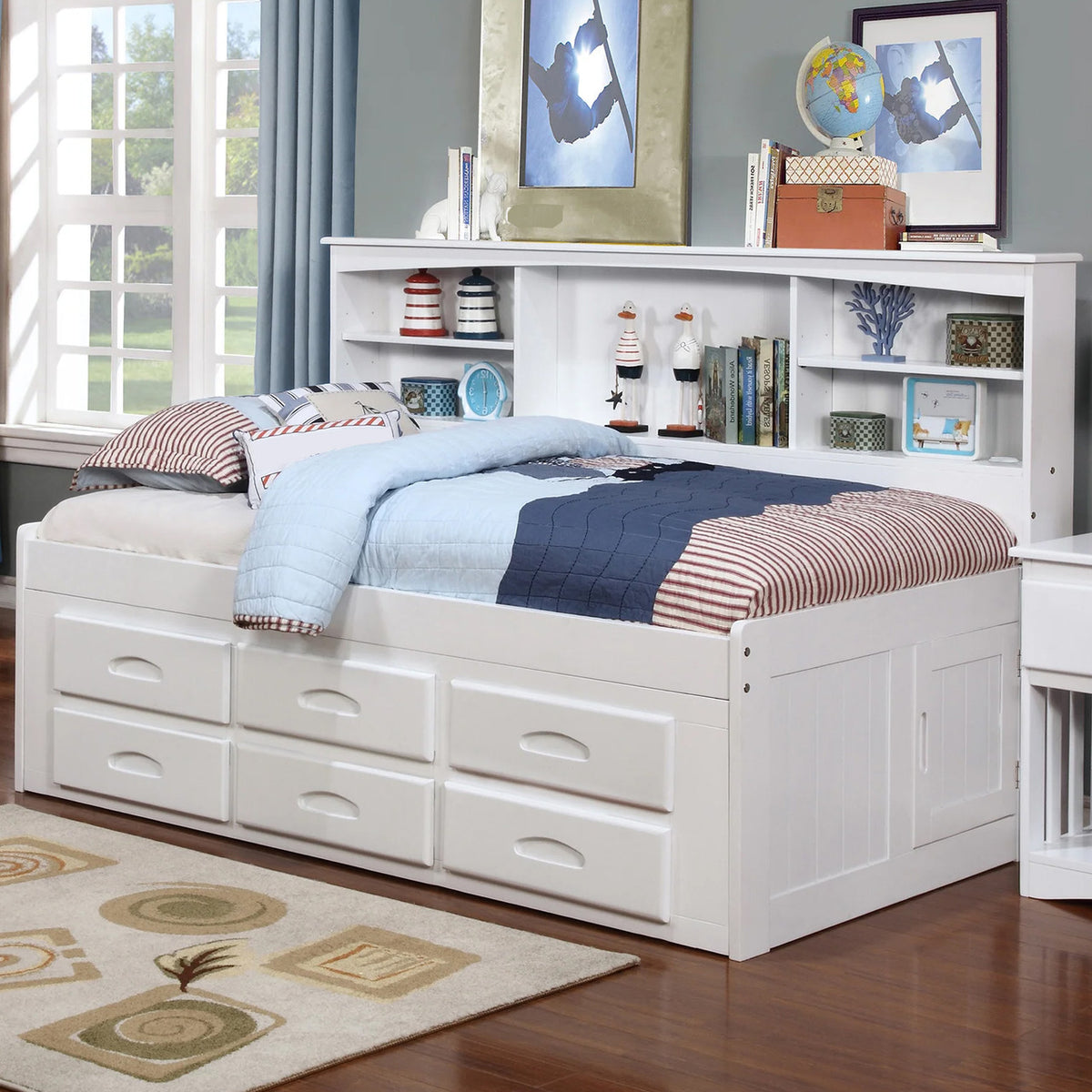 BAYCREEK White Storage Daybed