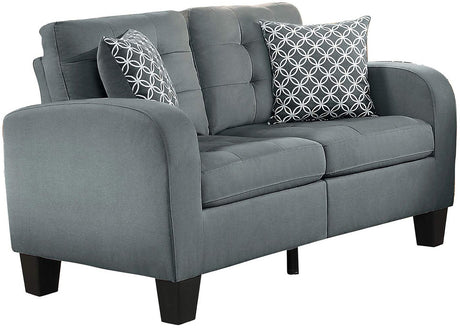 BAYLEY Gray Sofa & Loveseat