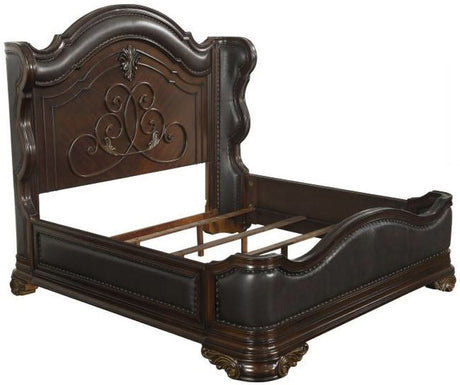 BEACON Dark Cherry 75" Height Luxury Master Bed