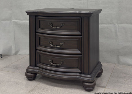 FLORIAN 3-Drawer Nightstand
