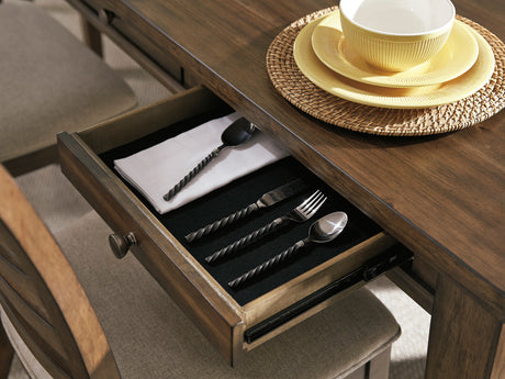 Belton 6 Piece Dining Set with Bench