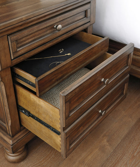 BELTON Light Brown 29" Wide Night Stand
