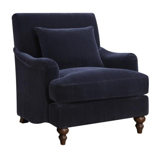 BELVA Blue Accent Chair