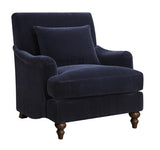 BELVA Blue Accent Chair