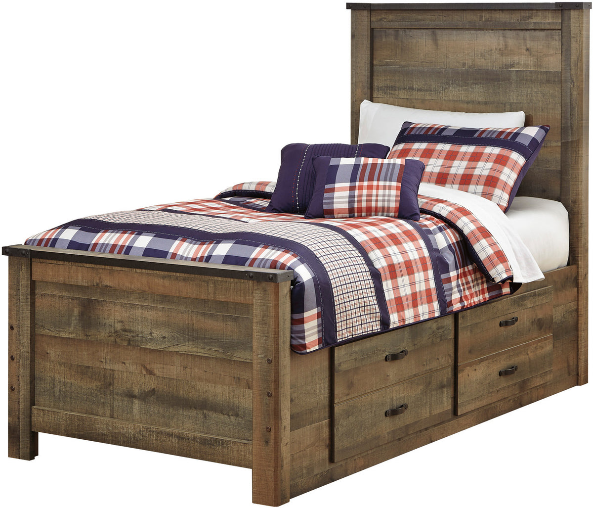 BENNI Twin Platform Storage Bed